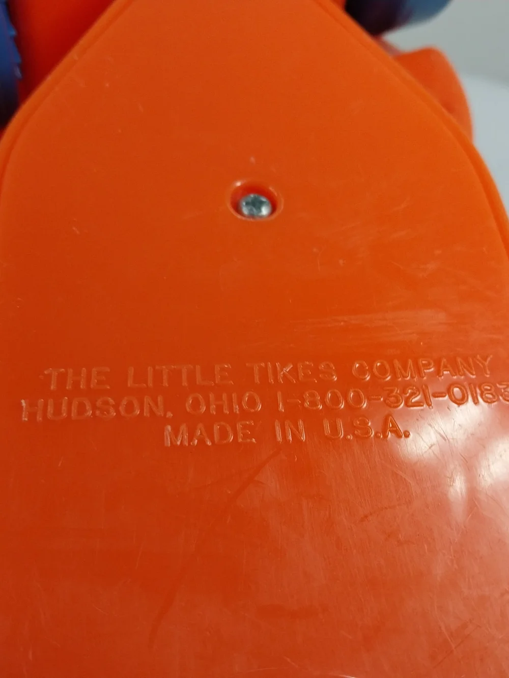 Vintage Retro 80s/90s Little Tikes Toddle Tots Dump Truck Only, Yellow/Orange
